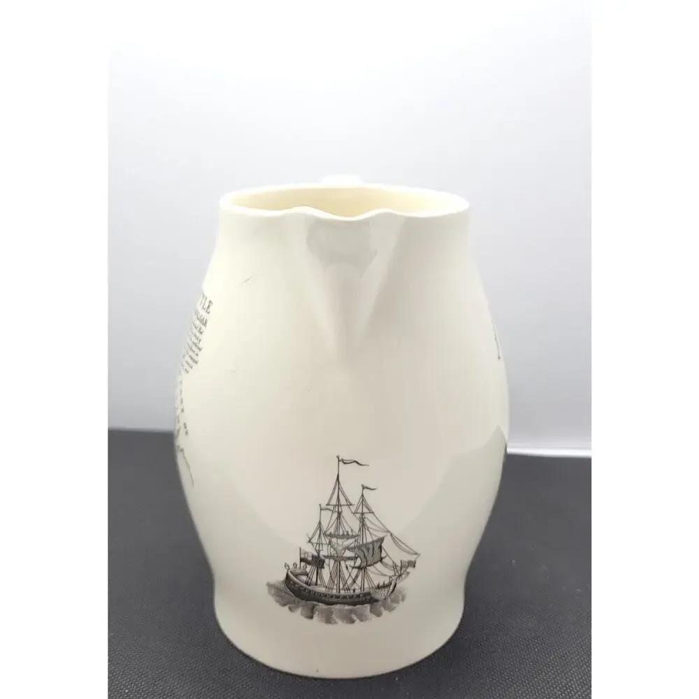 Vintage Wedgwood Lord Nelson Trafalgar Pitcher American Heritage Made England